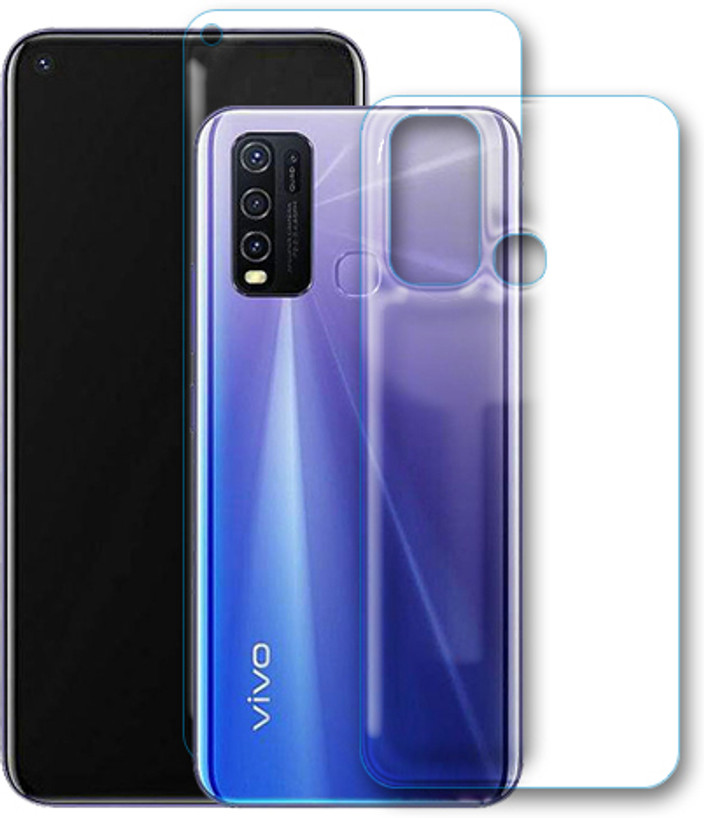 Flipkart Vivo Y50 Back Glass Cover DOWRVIN Front And Back Tempered