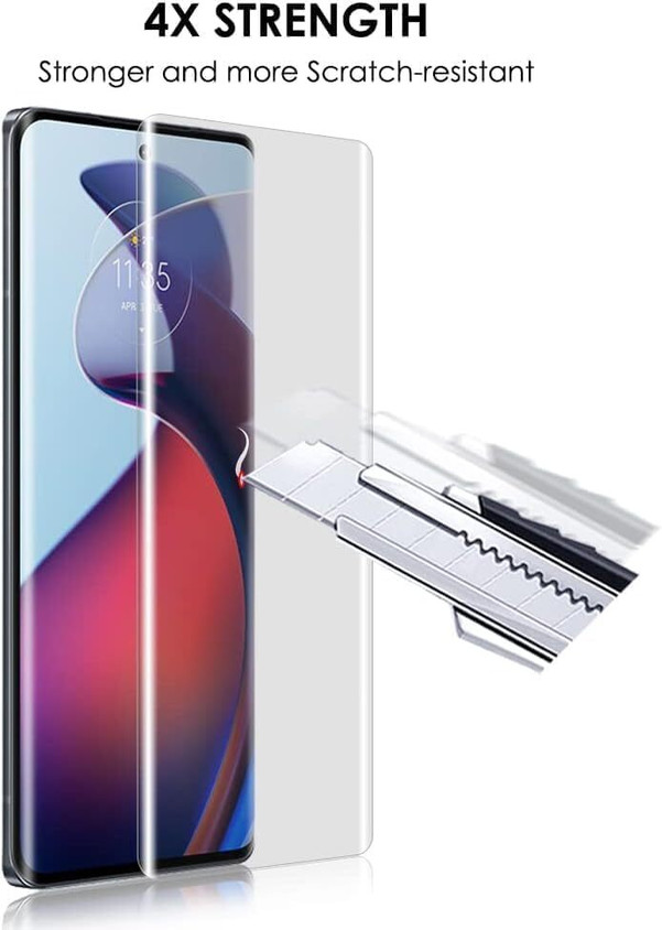 DSCASE Tempered Glass Guard for Motorola Edge 50 Fusion, Moto Edge 50  Fusion, (UV)