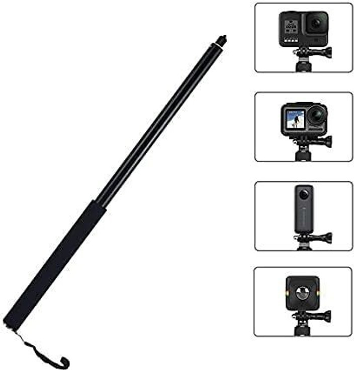 Selfie Stick Insta360 One X2 Amazon Action Pro Meters Long Invisible Selfie  Cable Selfie Stick Price - Main Image