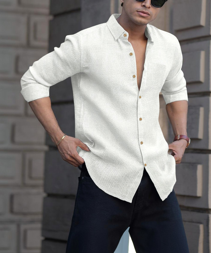 White Shirt Best White Party Outfits Buy Yepme White Asher Foil