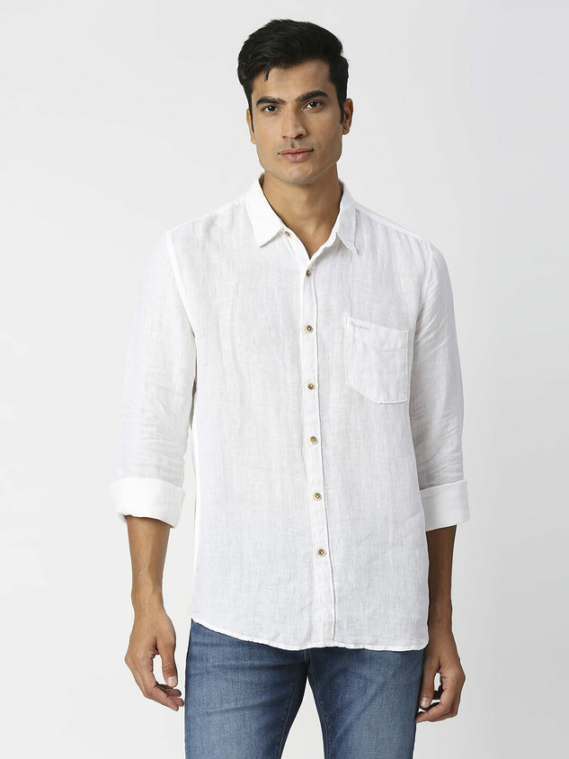 Pepe Jeans Men Jeans Shirt In Flipkart Pepe Jeans Men Solid Casual