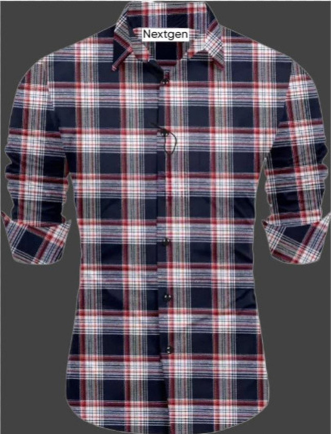 Nextgen Fashion Men Checkered Casual Multicolor Shirt