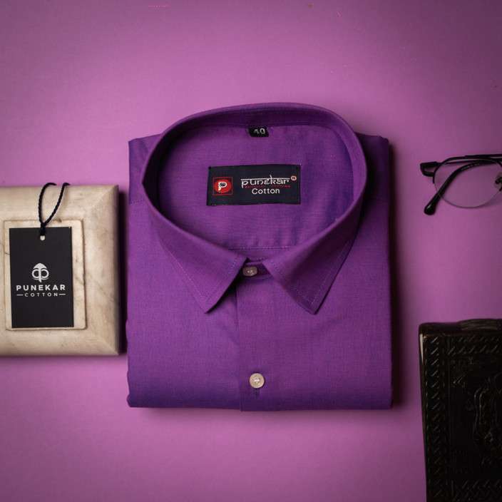 トップス MAATEE&SONS25ssGUPTA KHADI SHIRT purple3 MAATEE&SONS25ssGUPTA KHADI SHIRT purple3 - メルカリ