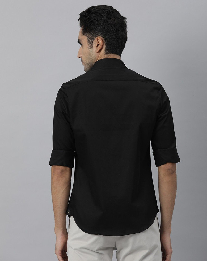 RARE RABBIT Men Solid Casual Black Shirt Buy RARE RABBIT Men