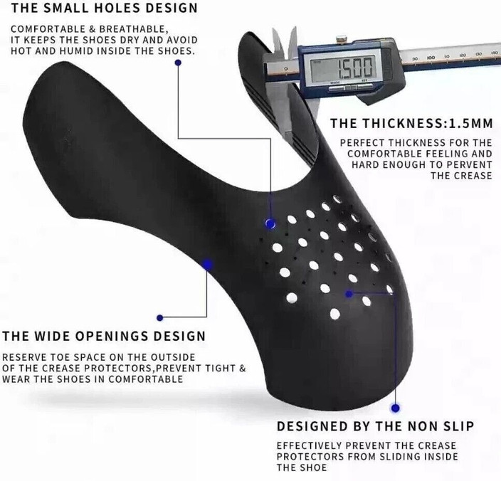 SHIPEASE Shoe Crease Protector Toe-Box Wrinkle Protection shoes