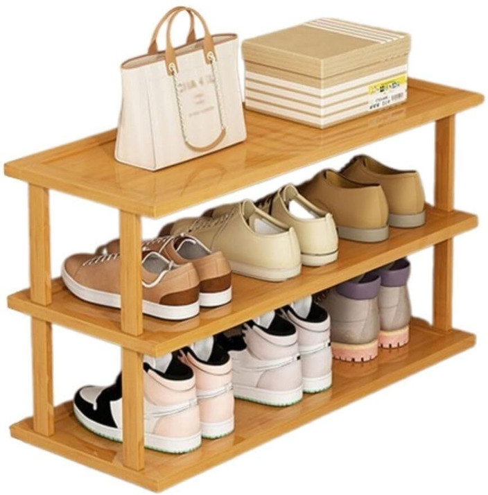 HOT Tier Bamboo Shoe Stand Amazon India Stackable Bamboo