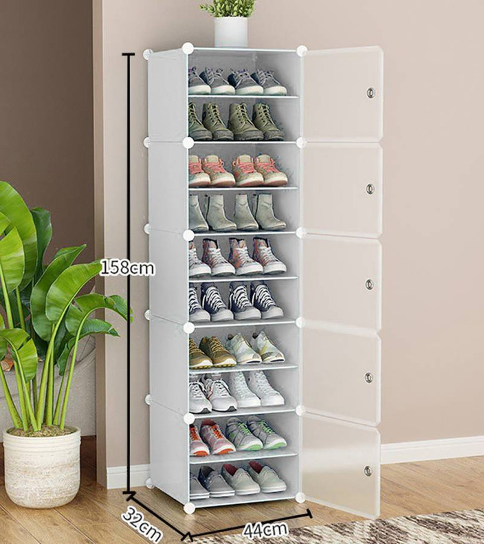 Plastic Shoe Stand Rain Proof Shoe Rack Nilkamal Claymont