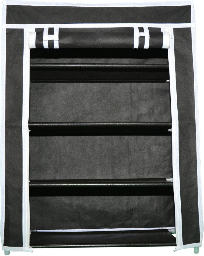 QURACK Shoe Rack Stand for Home Multipurpose Storage Organizer Plastic  Collapsible Shoe Stand