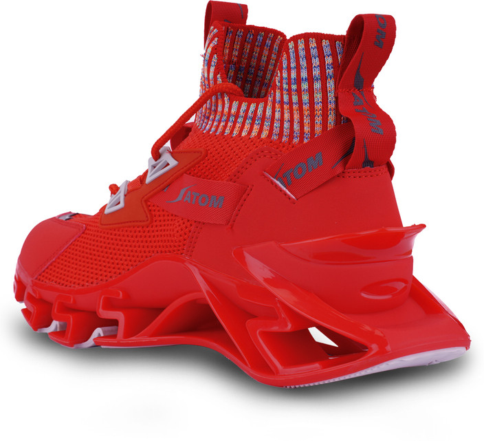 Running Shoes Nike Red High Tops Mens ATOM Spring Edge