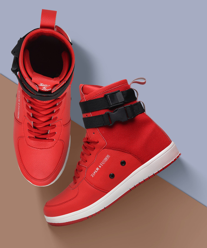 Street Style Hi Top Shoes Men Zixer Zixer Men's Hustle Street