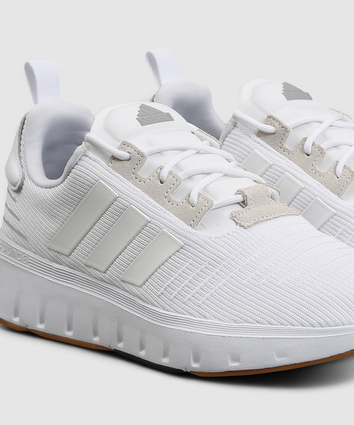 Adidas Swift Run All White Womens Adidas Adidas All White Swift - Main Image