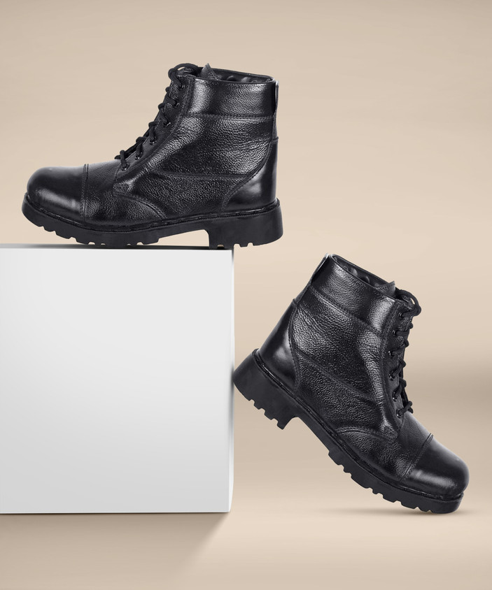 mega shine DMS Police NCC Army Military Tsf Boots Boots For