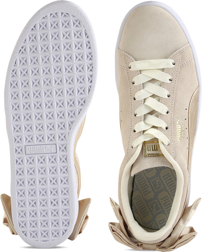 【PUMA】Suede Bow Varsity Wn'sスニーカー PUMA Suede Bow Varsity Wn's | Beige Women's Sneakers | YOOX