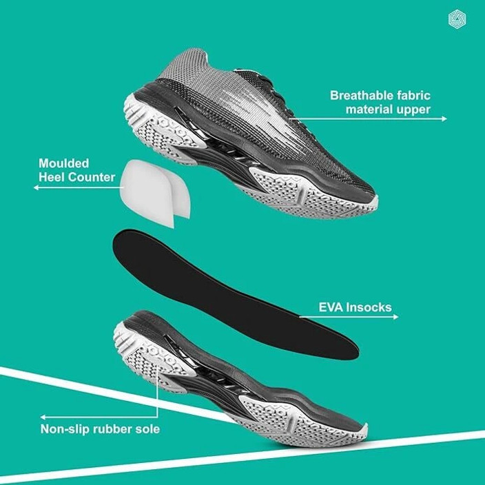 Memory Foam Non Marking Gum Sole Shoes Grade Winner Memory Foam