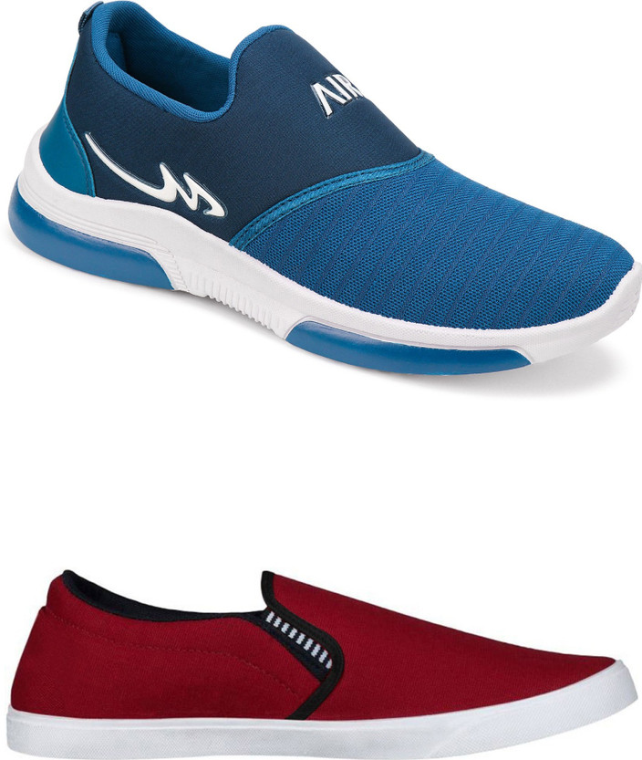 Free Kicks Combo Of Shoes SW-Mexico SW-Fitman Running Shoes