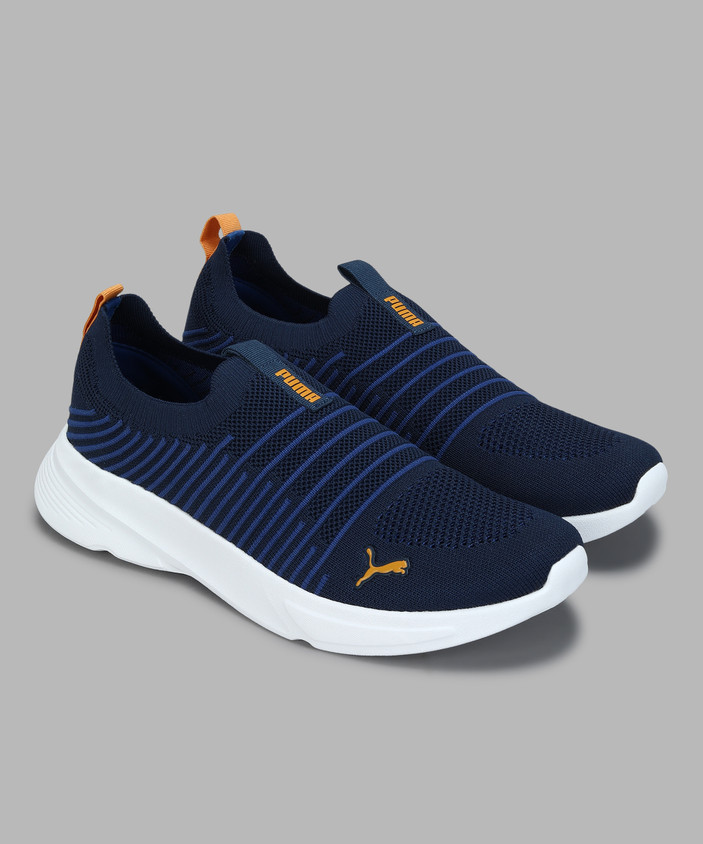 Puma Shoes Without Laces Club Navy New Blue Pumas PL Caven Turbo Club Lace-Up  Sneakers