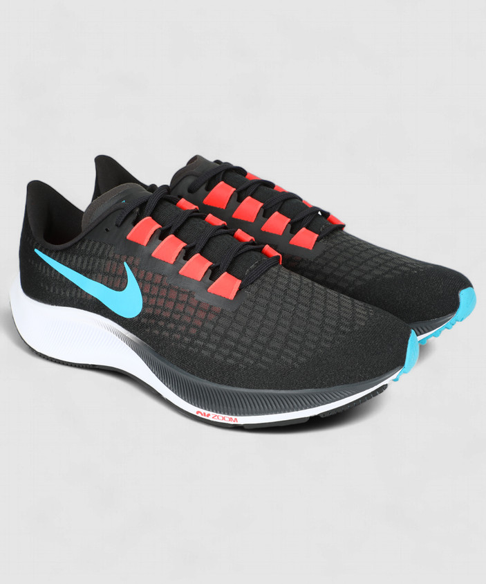 Nike Shoes Pegasus 37 For Marathon Buy Nike Air Zoom Pegasus 37 Black  Running Shoes For Men At Best