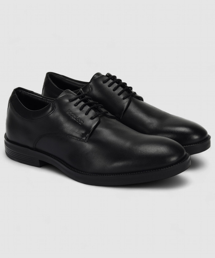 Woodland Black Mens Lace Up Shoes Buy WOODLAND Mens Lace Up Black