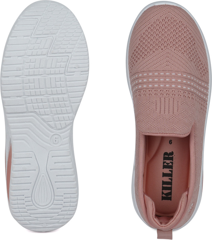 Womens Shoes Shoe Zone Slip On Trainers KILLER Comfy-zone