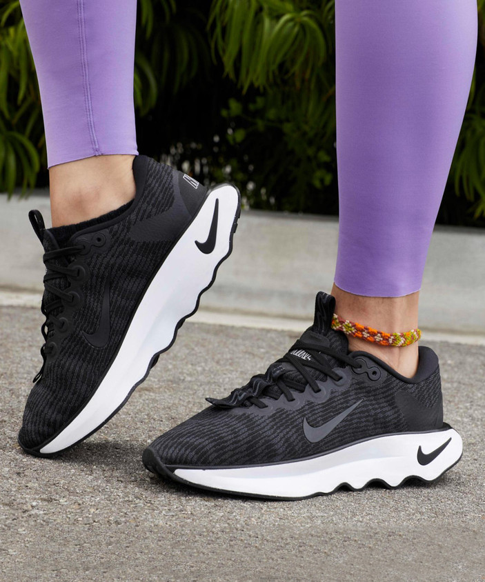 Nike Black Womens Walking Trainers NIKE Motiva Walking Walking