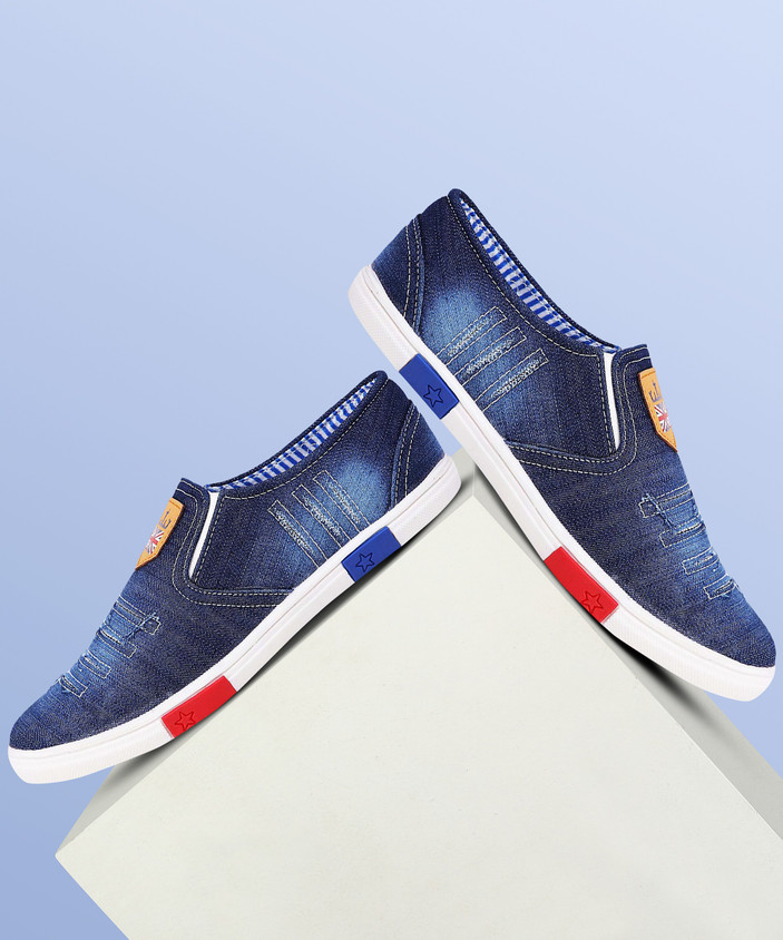 KRAFTER Slip On Denim casual Loafers For Men Buy KRAFTER Slip On