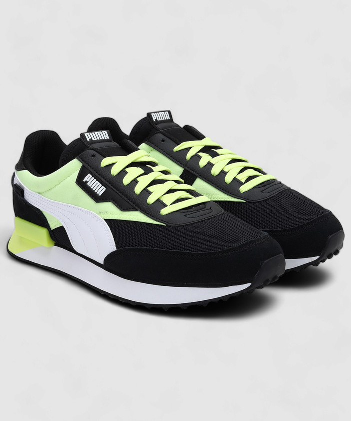 Rider Shoes Mens Puma Future Rider Black Puma Future Rider Neon Play Black  And Neon Puma