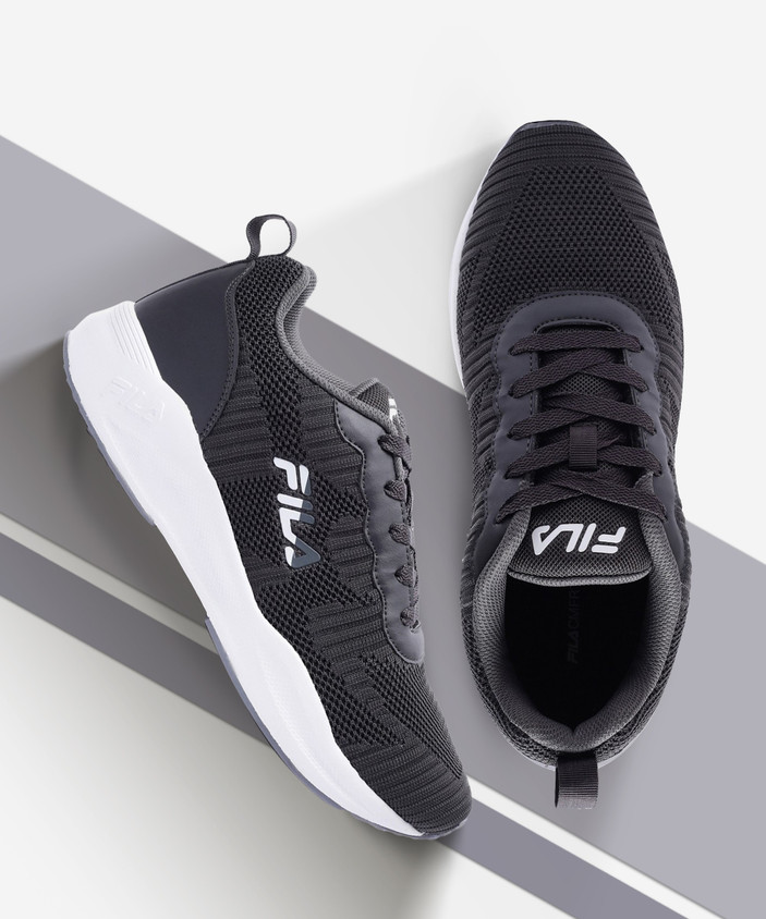 Running Shoes Black Fila Shoes For Men FILA FILA Mens Black Shoe