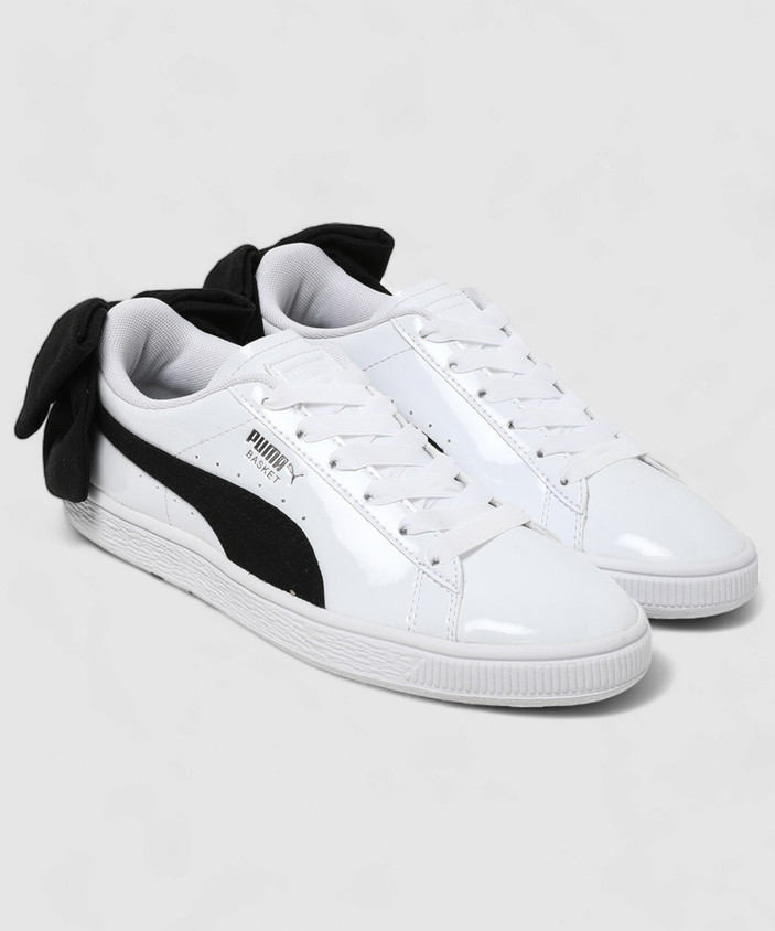 White Puma Bow Sneakers PUMA Basket Bow SB Wn S Sneakers For Women