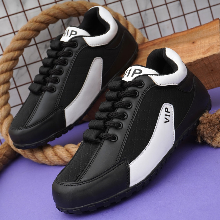 FREEMO Chunky Sneakers Men Running Shoes Fashion Casual Leather Fabric  Breathable Sneakers For Men
