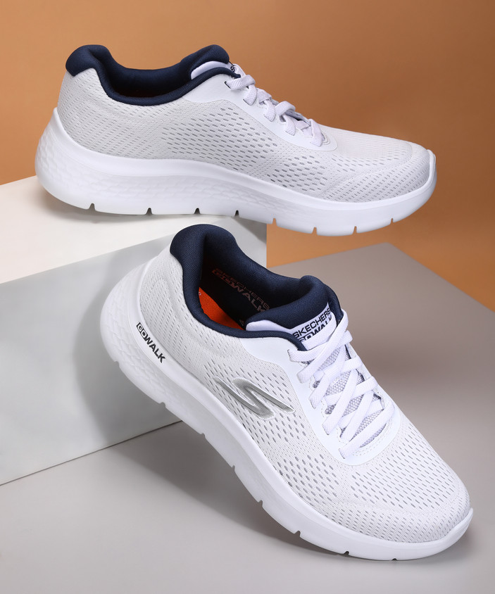 Go Walk Blue And White Skechers Skechers GO WALK FLEX REMAR