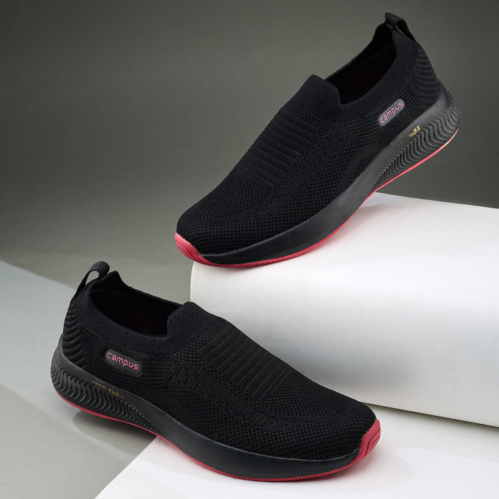 CAMPUS ANNIE Women's Casual Shoes Sock-Like Fit Integrated FoamLite  Tech Slip On Walking Shoes For Women