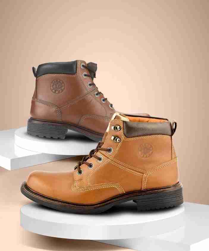 Flipkart Lee Cooper Hiking Shoes LEE COOPER LC1657BR Boots For Men