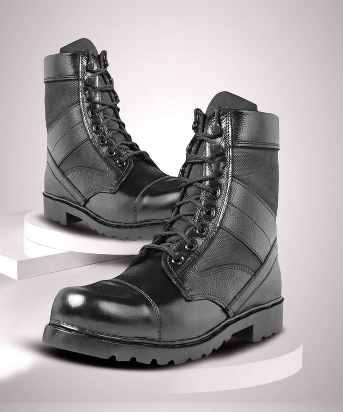 Namita Enterprise LEATHER COMBAT ARMY BOOT SHOES FOR MEN ARMY /COMBAT  BOOTS /DMS SHOES Boots For Men