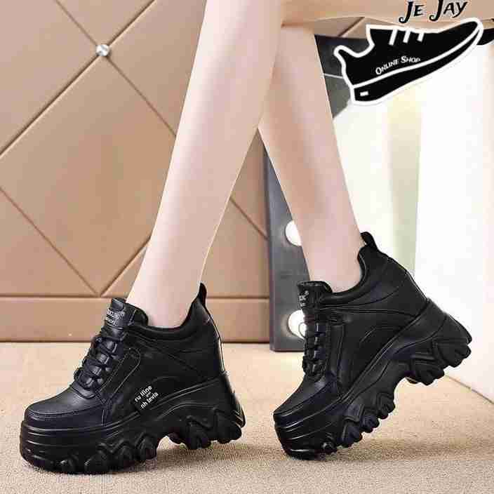 Athletic Shoes High Sole Shoes For Girls Korean Kids Light Weight