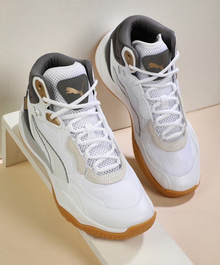 プーマ 26.5 バッシュ Playmaker Pro Mid Trophies Puma Men Playmaker Pro Mid Trophies | 37901901 – Sports Central