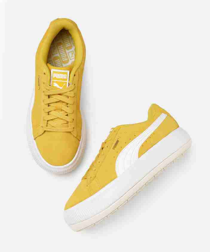 PUMA Puma Women Yellow Suede Mayu Sneakers Sneakers For