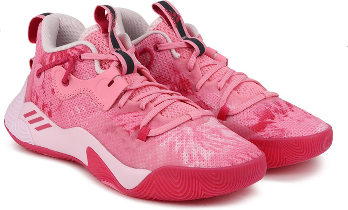 Pink Basketball Shoes Mens Hot Pink Adidas Shoes Adidas Basketball