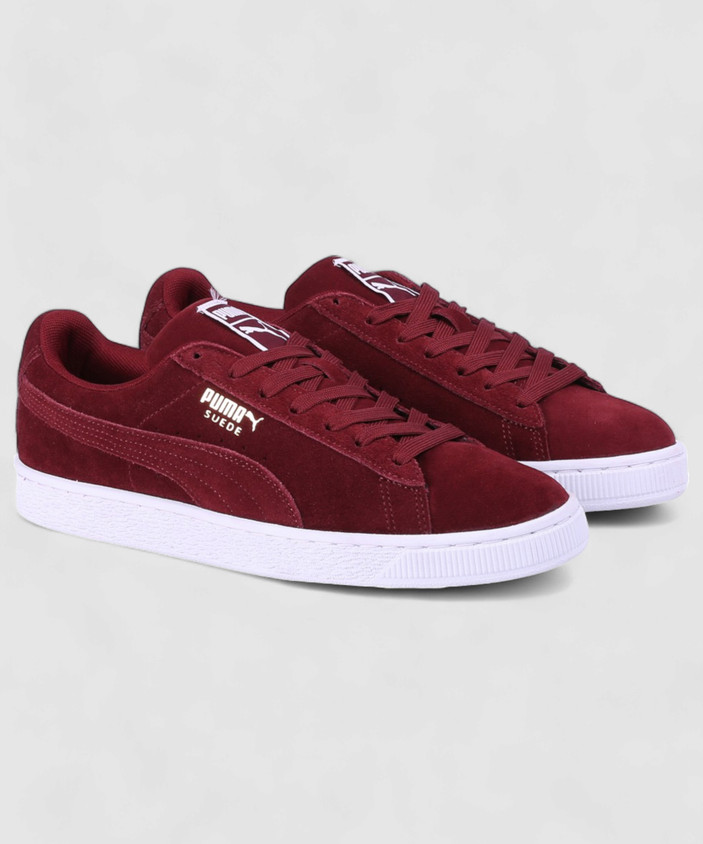 Gold Sneakers Puma Suede Red Gold Mens PUMA X One Piece Suede