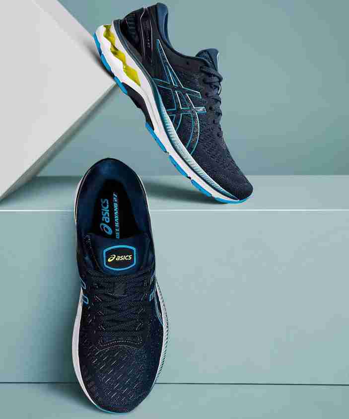 French Blue Gel Kayano Blue Running Shoes Asics GEL-KAYANO 27