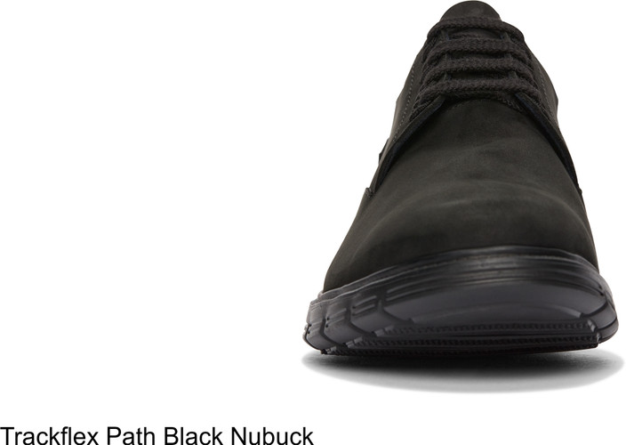CLARKS TrackFlex Path Black Nubuck Casuals For Men - Buy