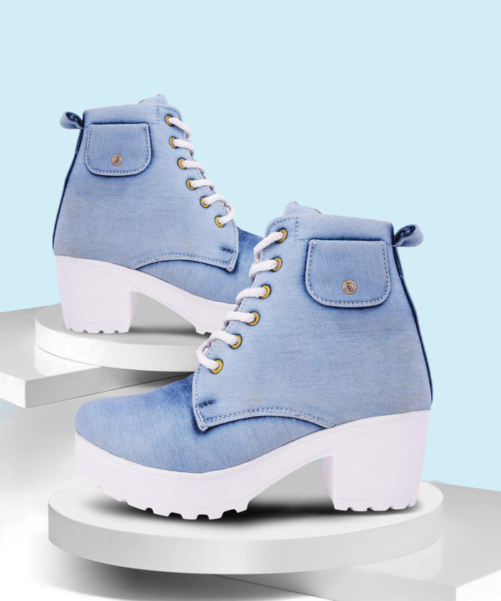 KRAFTER girls shoes stylish fashion party wear heel Boots For