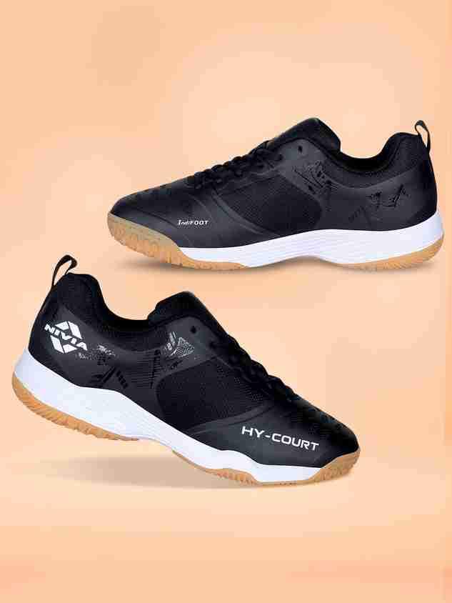 Floor Shoes For Badminton Wooden Court NIVIA NIVIA Men HY-COURT Badminton  Shoes Badminton Shoes For