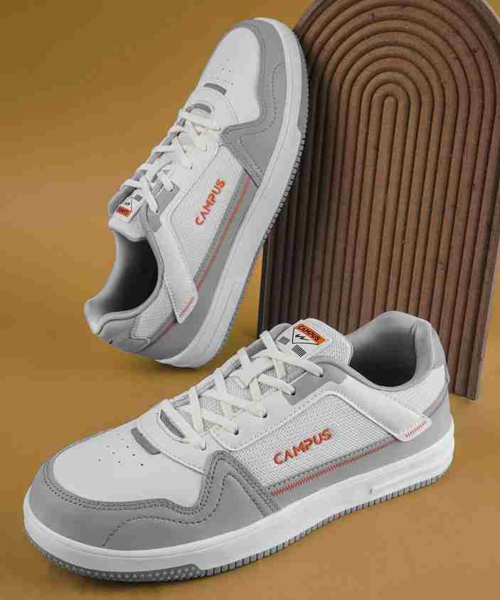 Campus Shoe Campus Ka Juta Dikhayen FIRST White Men's Running Shoes