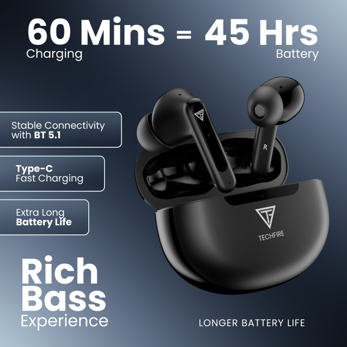 Bluetooth Earbuds Earpods With High Battery Life Best Earphones