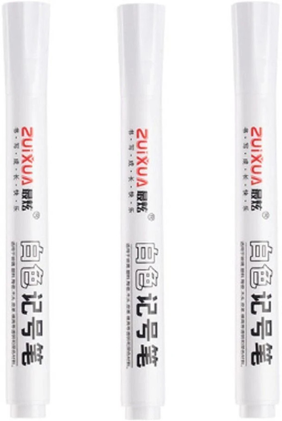 Like it 3pcs Waterproof White Permanent Paint Pen