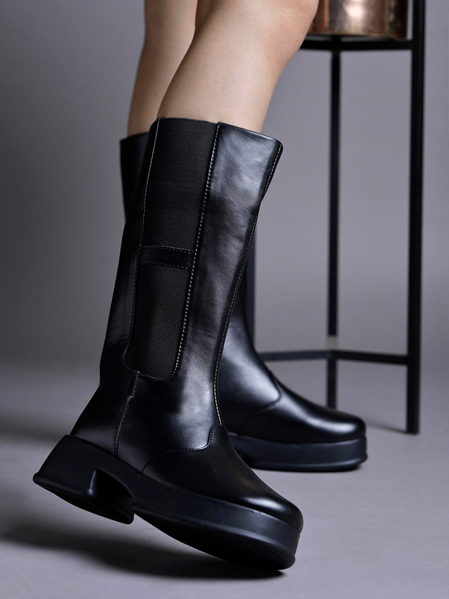 ladies dress boots amazon black leather dress boots kitten heel Amazon.com