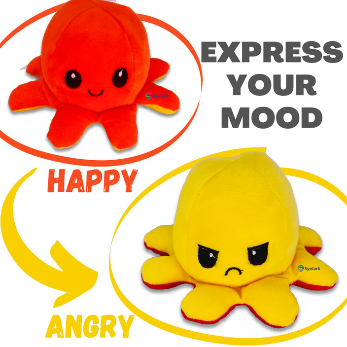 Octopus Stuffed Animal Peluche Pulpo Reversible Original Pulpos