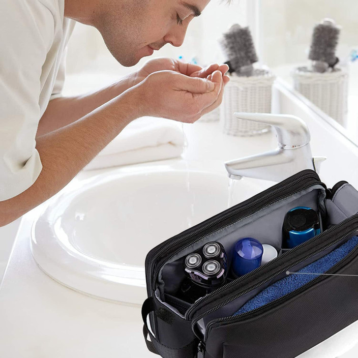 HANDCUFFS Toiletry Bag for Men Waterproof Travel Pouch For