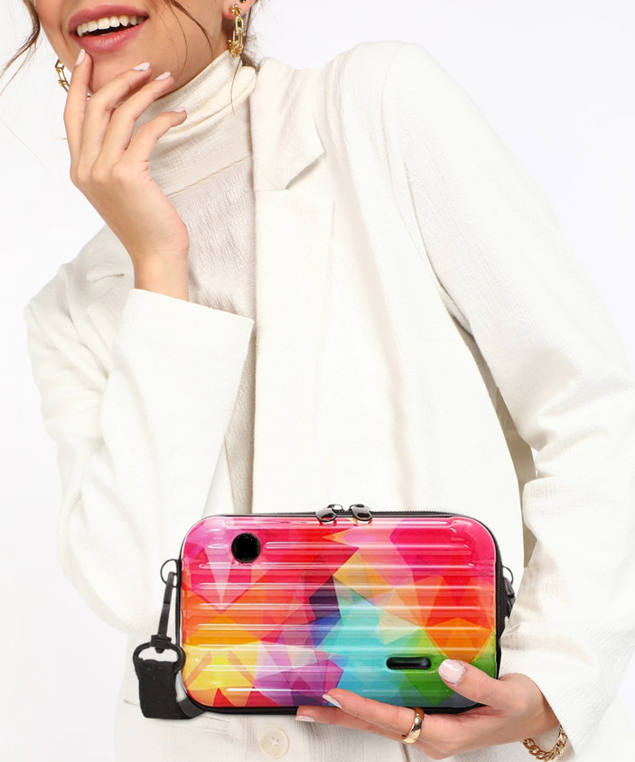 Flipkart Sling Box Bag Flipkart Mini Bag BATCAT Orange, Purple