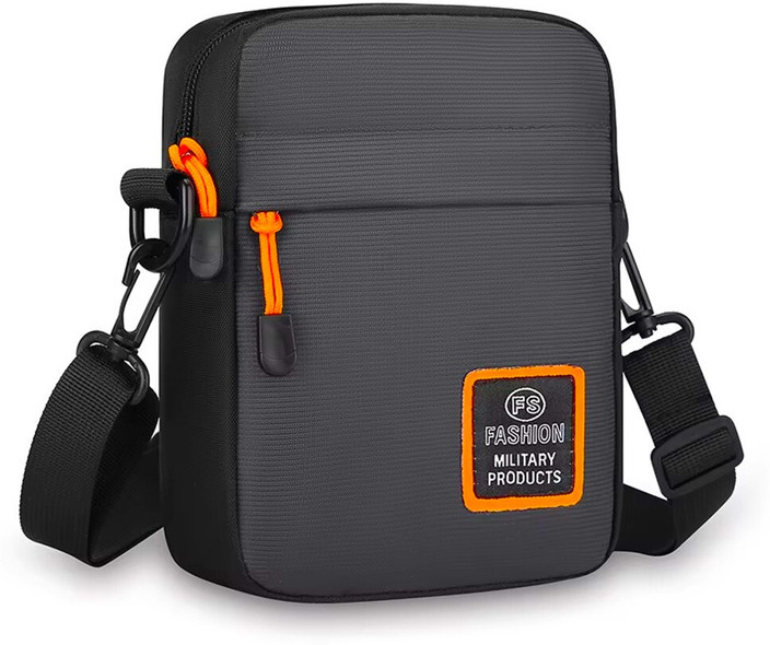 Passport Messenger Bag Phone Pouch GOTEO Grey Sling Bag Sling